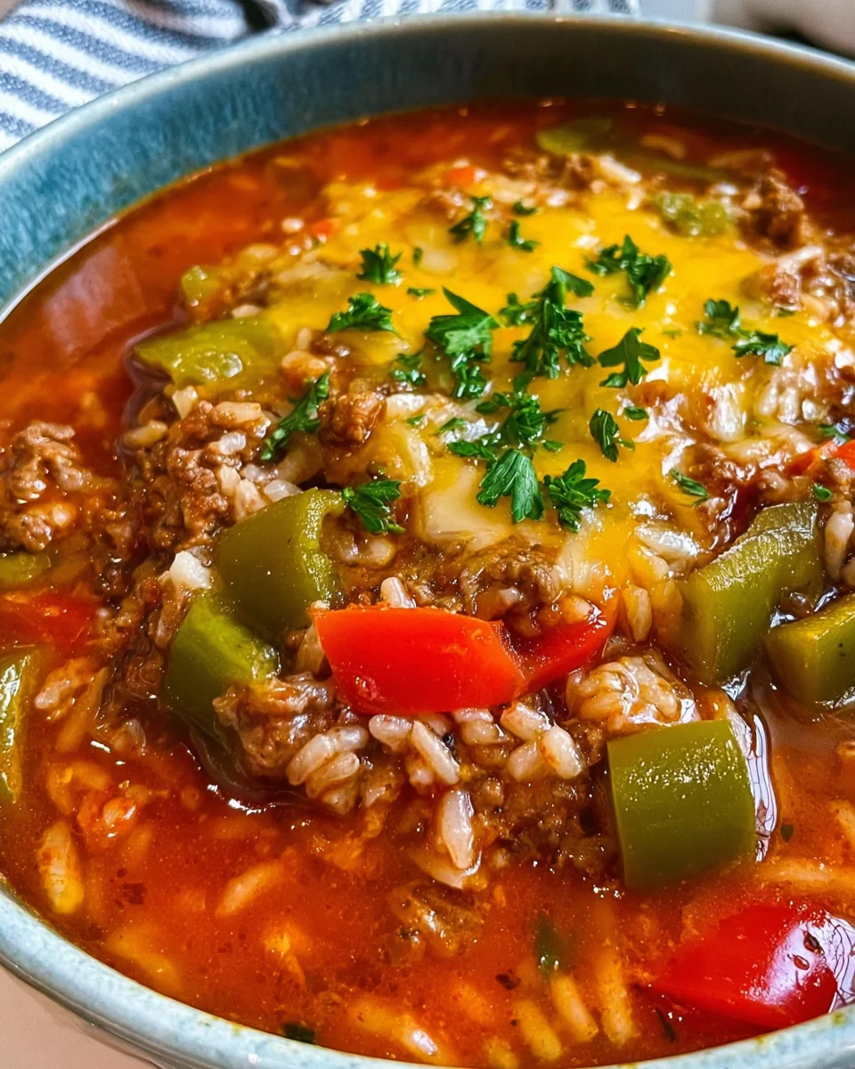 Stuffed Pepper Soup