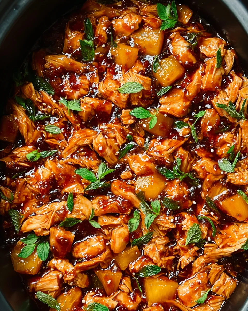 Sweet Hawaiian Crockpot Chicken