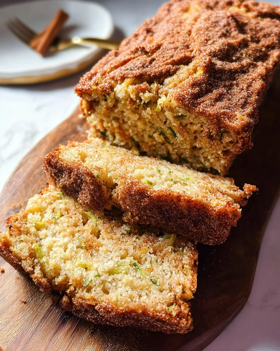 The Best Snickerdoodle Zucchini Bread