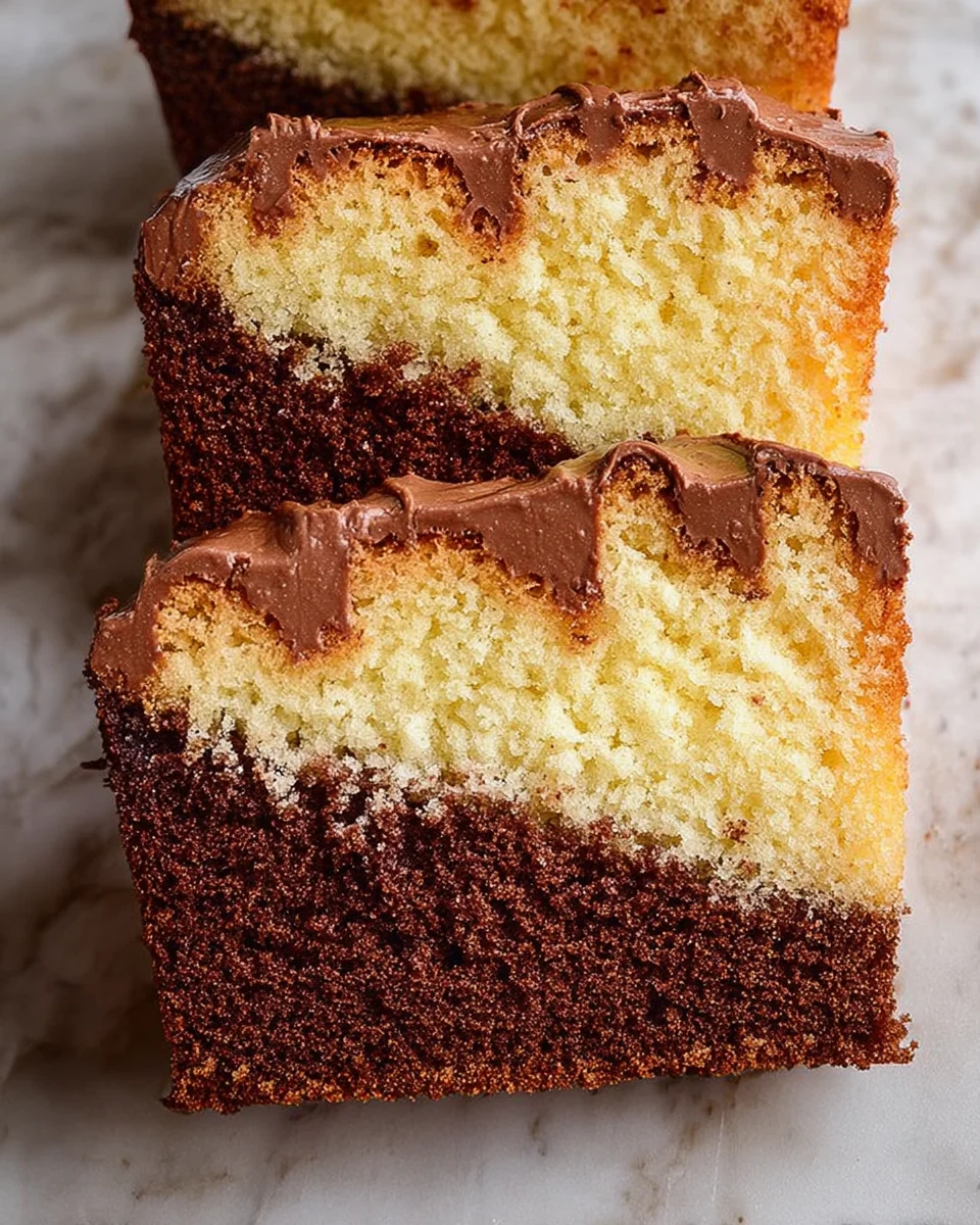 Three Layer Pound Cake