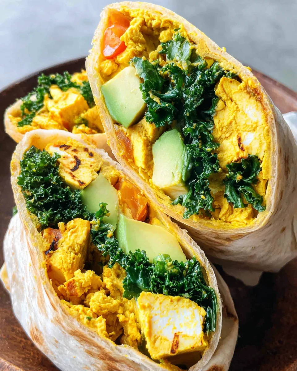 Tofu Scramble Wrap