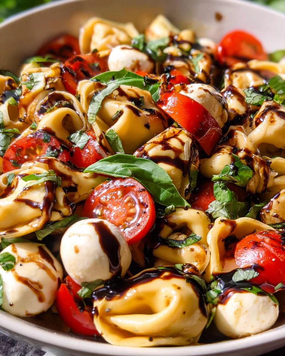 Tortellini Caprese Salad