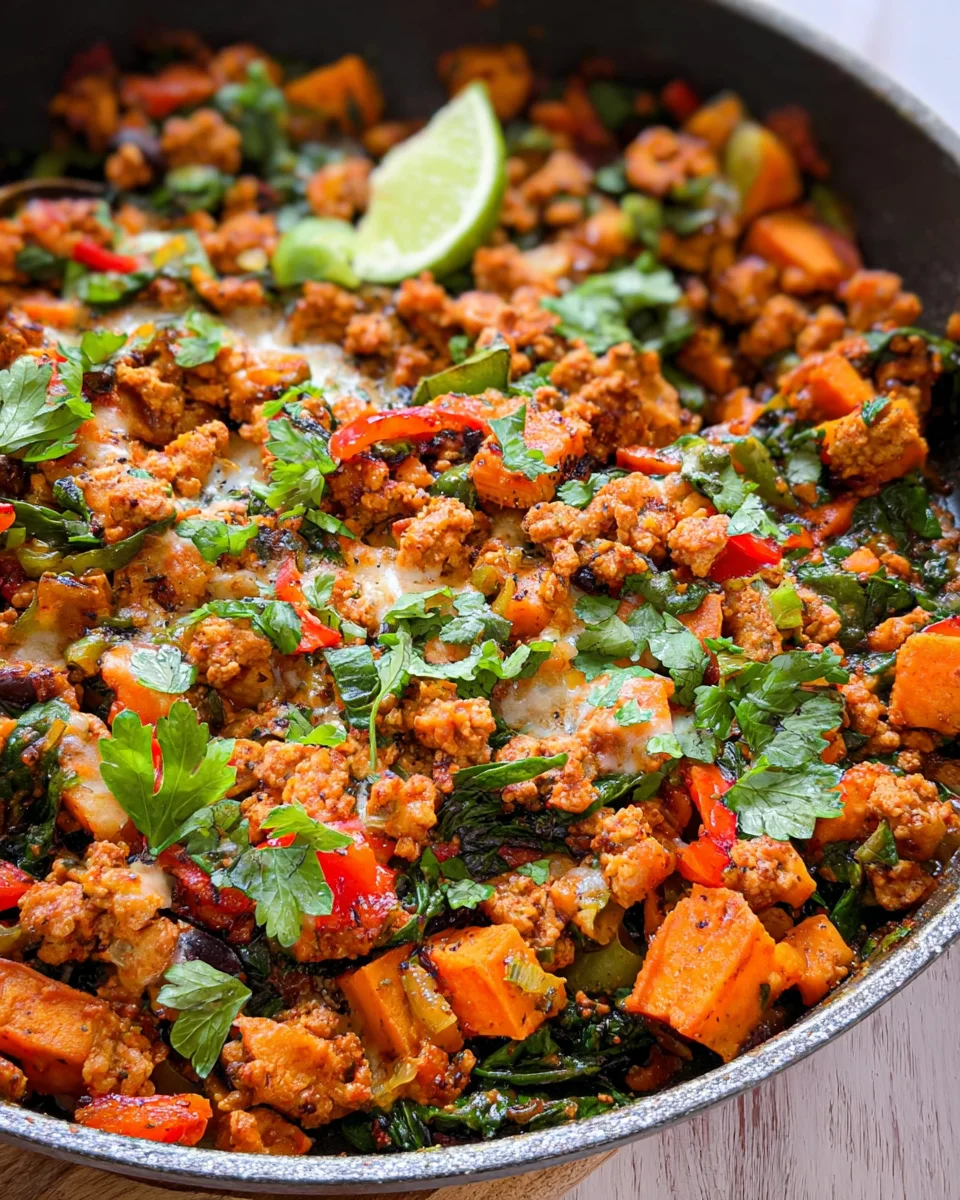Turkey Sweet Potato Skillet