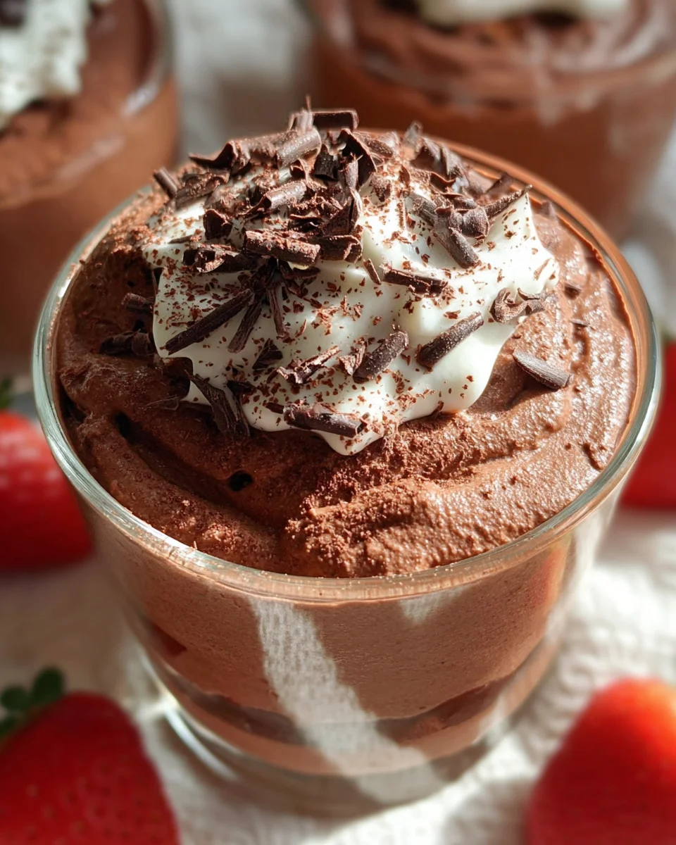 Vegan Chocolate Mousse with Aquafaba