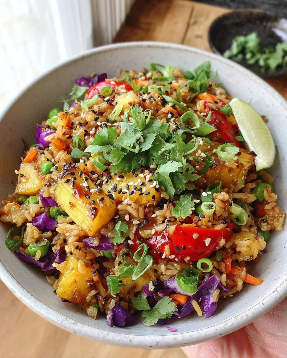 Vegan Pineapple Fried Rice