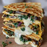 Vegan Spinach Quesadillas