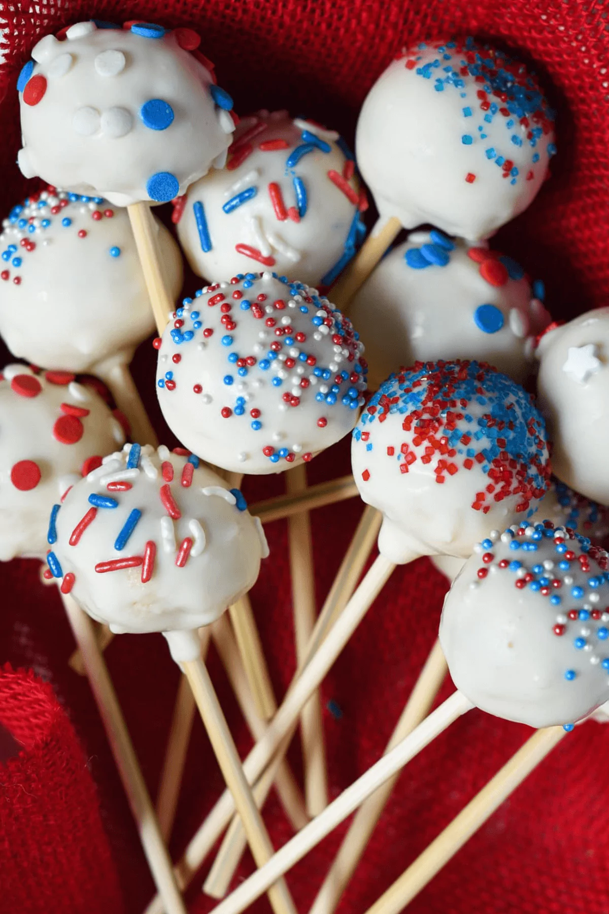 4th of July Cake pops