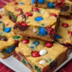 4th of July Cake-Mix Cookie Bars