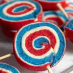 4th of July Marshmallow Pinwheels
