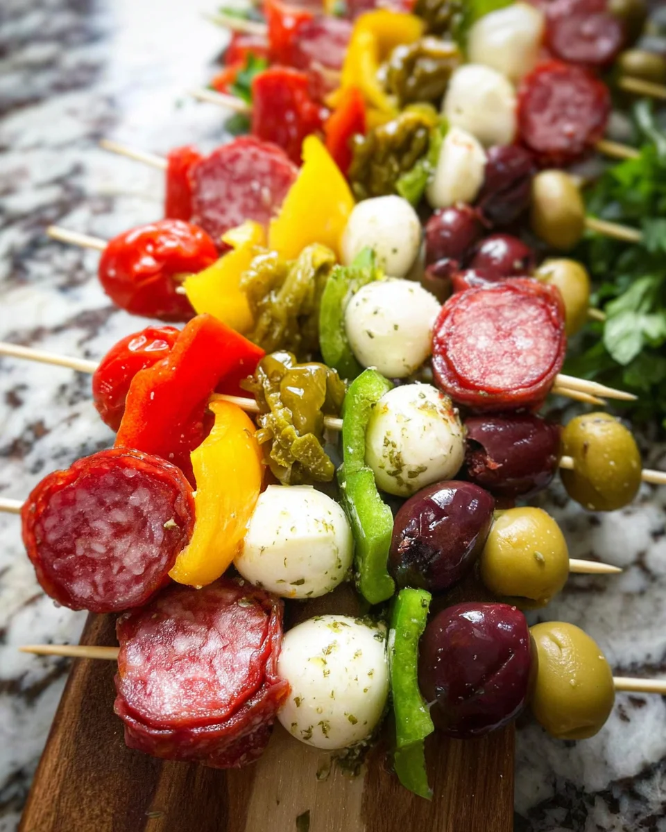 Antipasto Skewers