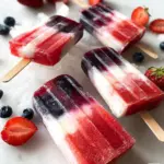 Berry-Coconut Rocket Pops