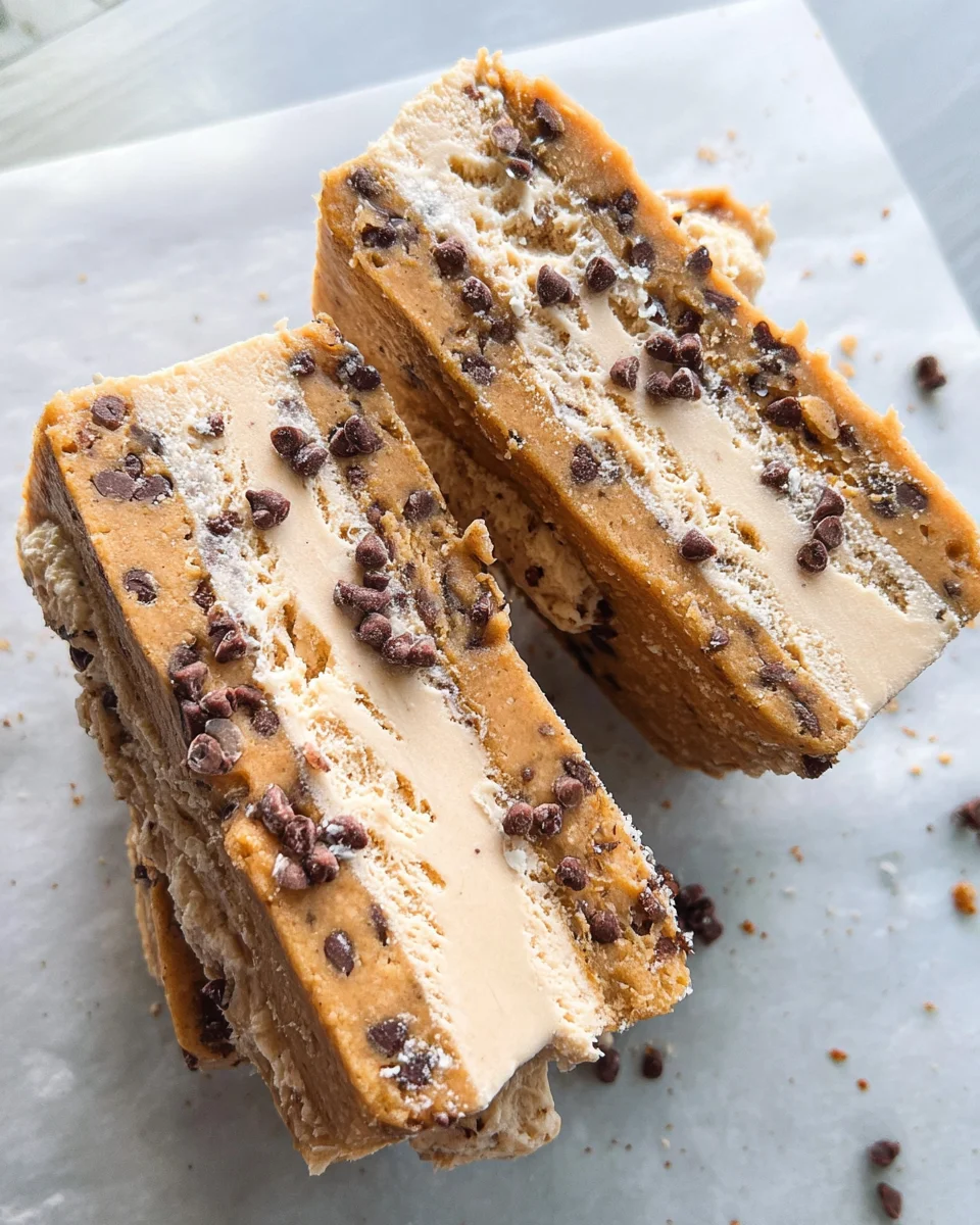 Cookie Dough Vegan Ice Cream Sandwiches (Easy + No-Bake!)