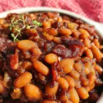 Crockpot Bacon-Bourbon Baked Beans