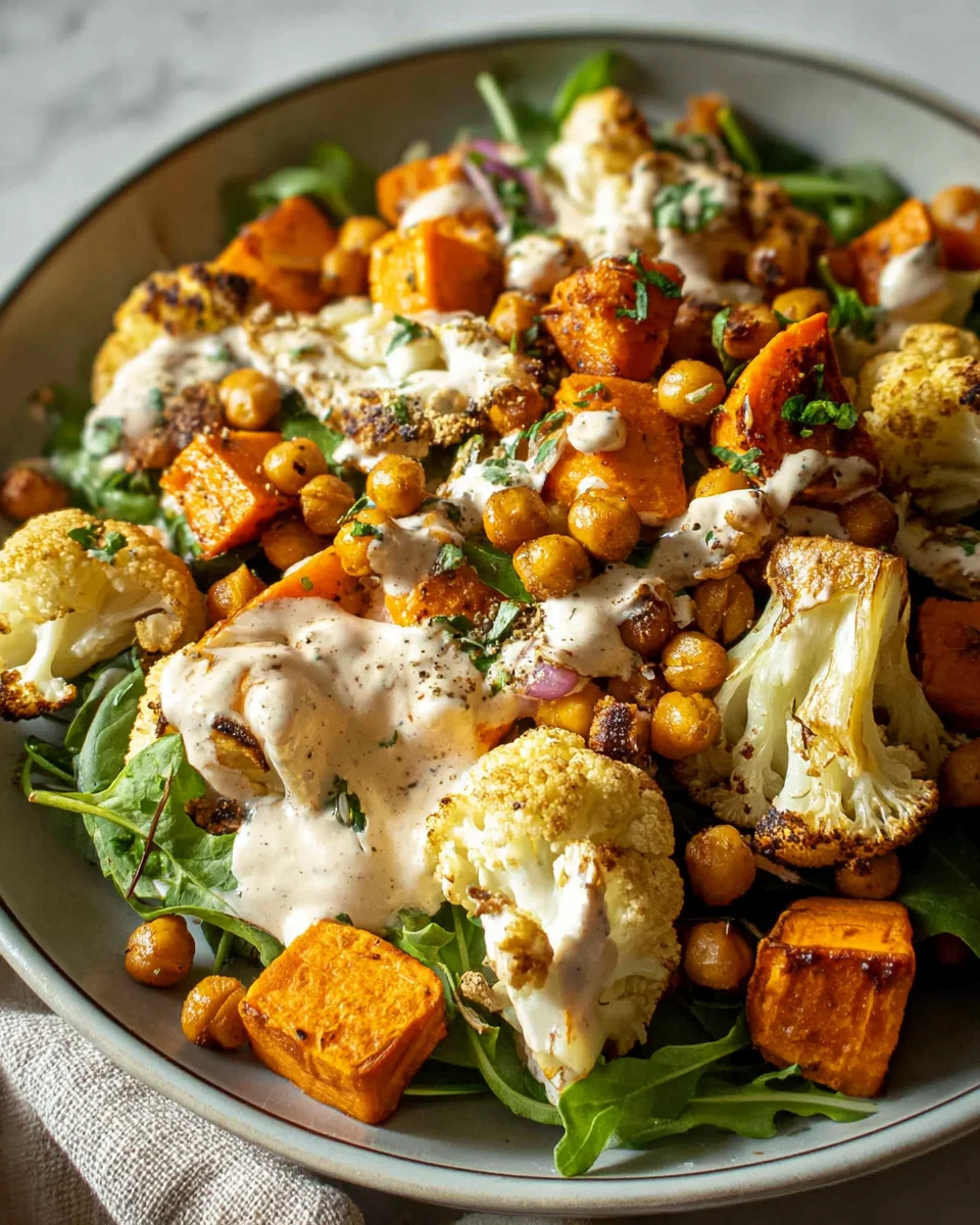Easy Nourish Bowl Recipe with Tahini Yogurt Dressing