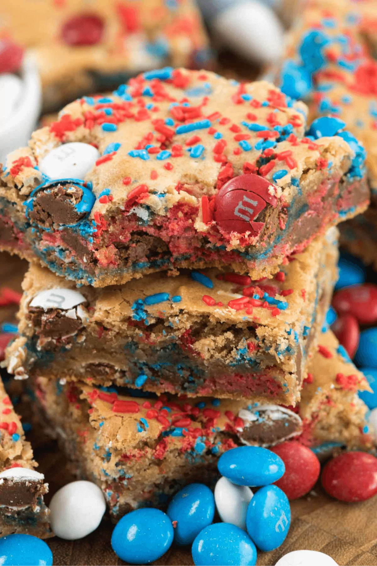 Fireworks Blondies