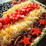 Flag Taco Dip