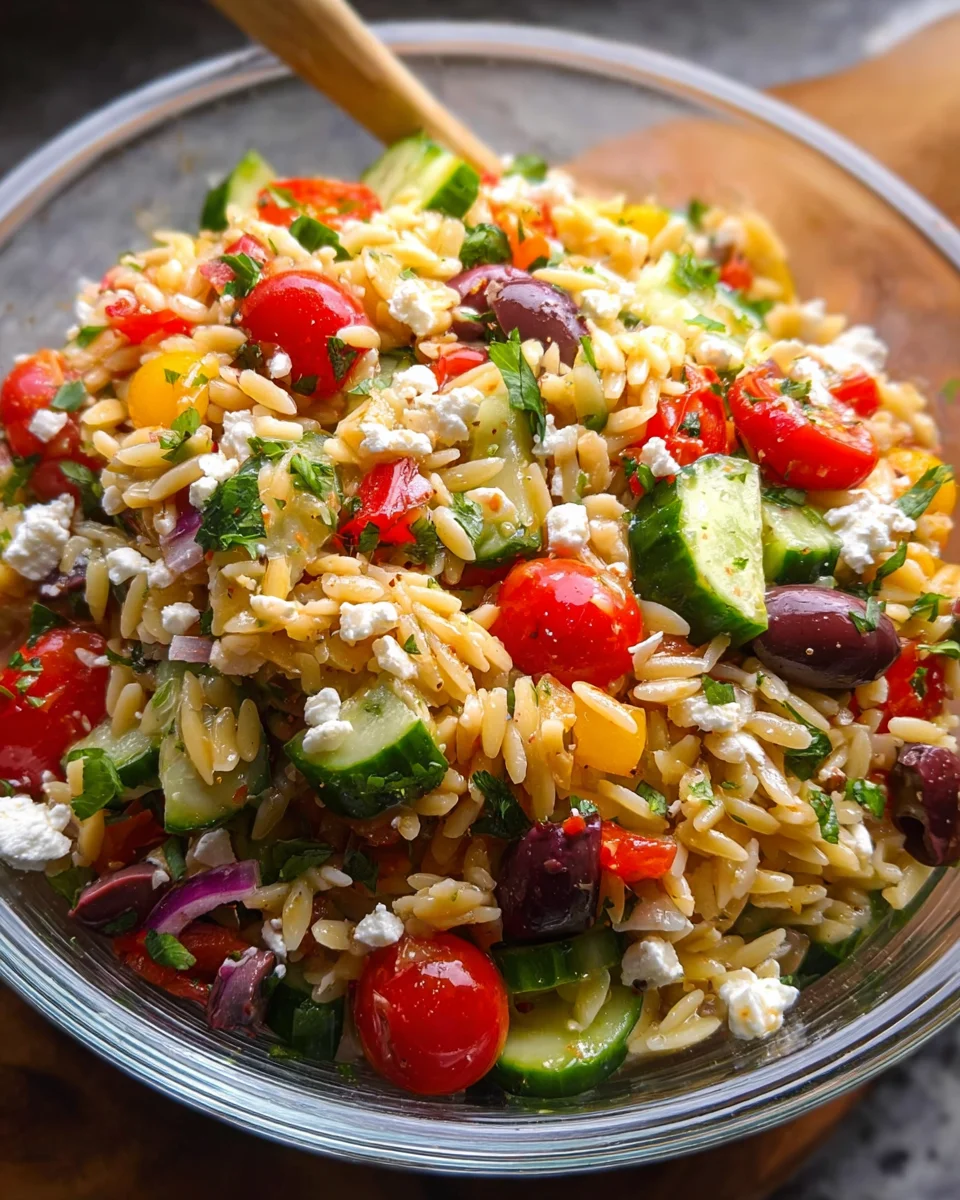 Greek Orzo Salad