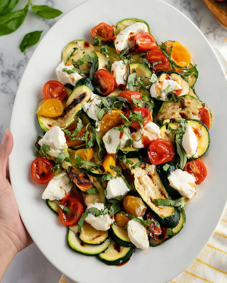Grilled Zucchini Salad