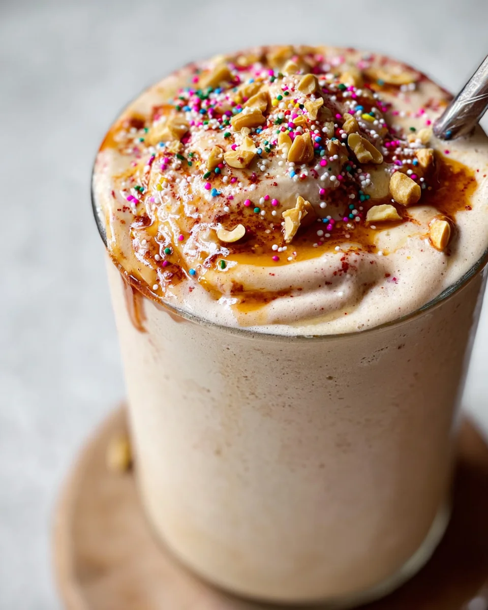 Healthy Vanilla Bean Protein Smoothie