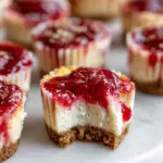 High Protein Healthy Strawberry Cheesecake Bites