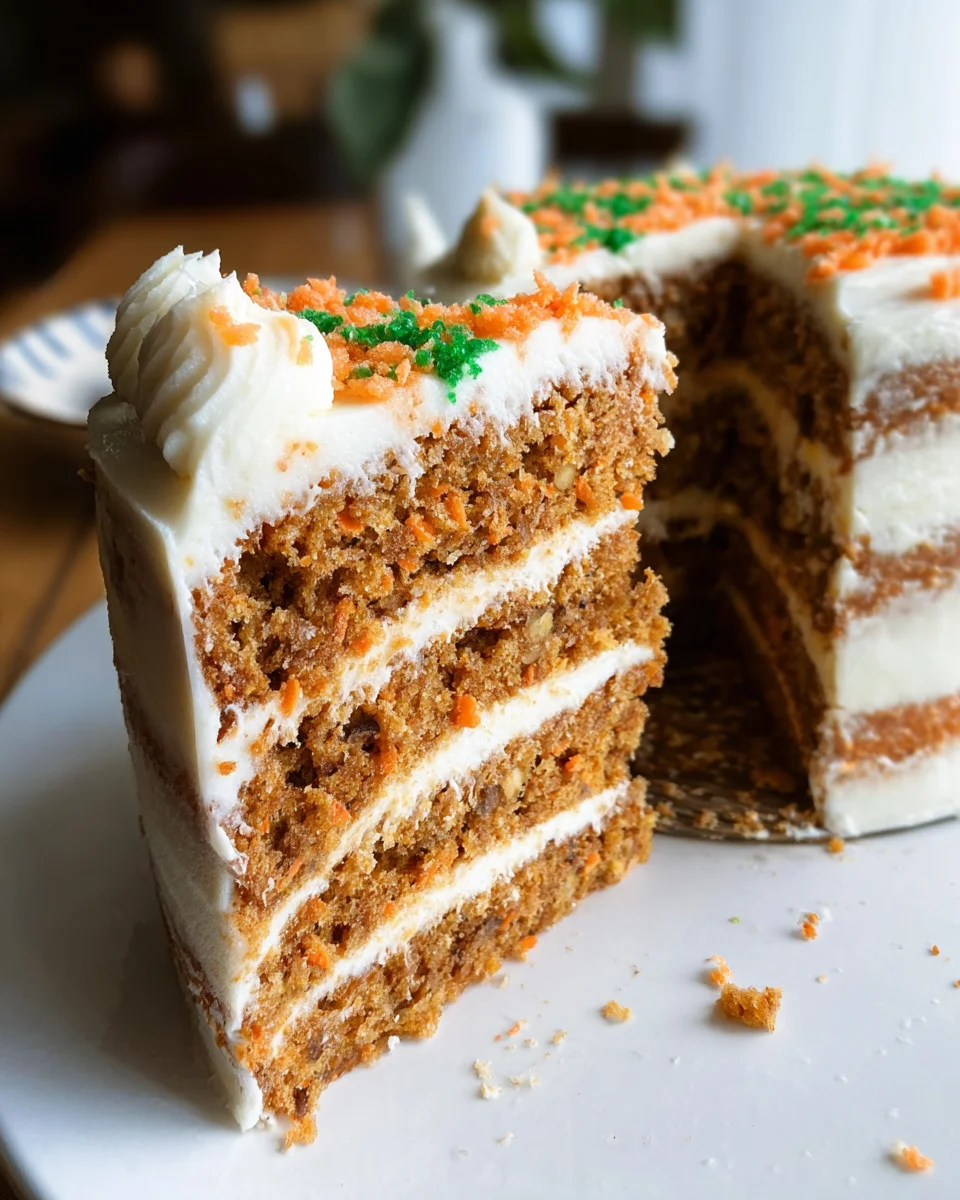 MOIST Vegan Carrot Cake Recipe with Cream Cheese Frosting