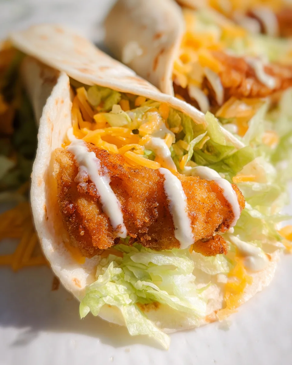 McDonald's Crispy Chicken Ranch Snack Wrap (Copycat!)