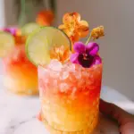 Pineapple Mango Rum Punch Recipe That is Almost too Pretty to Drink