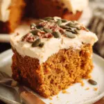 Pumpkin Spice Cake with Brown Sugar Cream Cheese Frosting