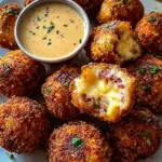 Reuben Balls with Spicy Thousand Island Dipping Sauce