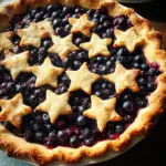 Star-Studded Blueberry Pie