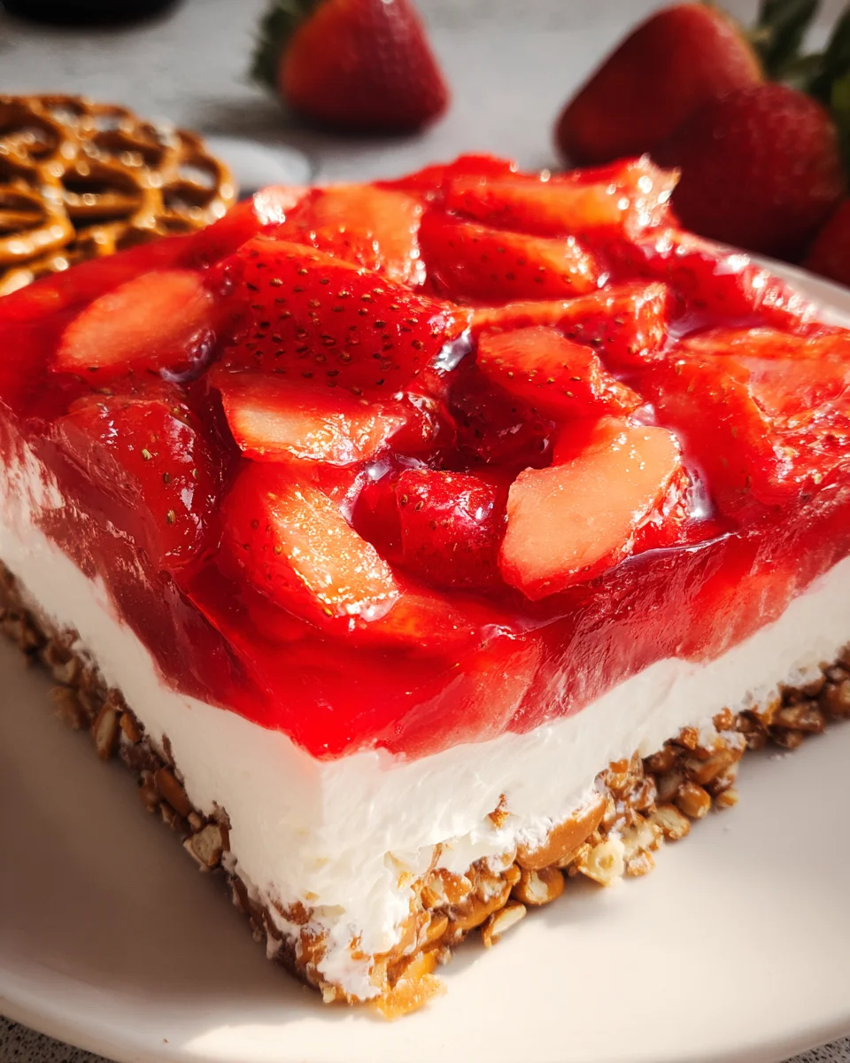 Strawberry Pretzel Salad
