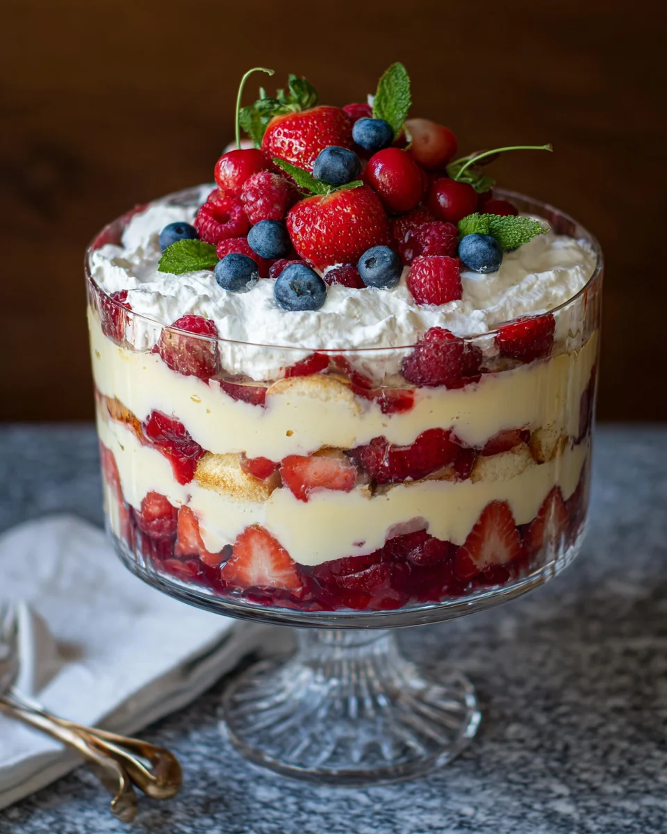 Summer Berry Trifle