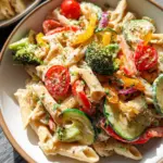 Vegan Pasta Primavera with Creamy Garlic Cashew Sauce