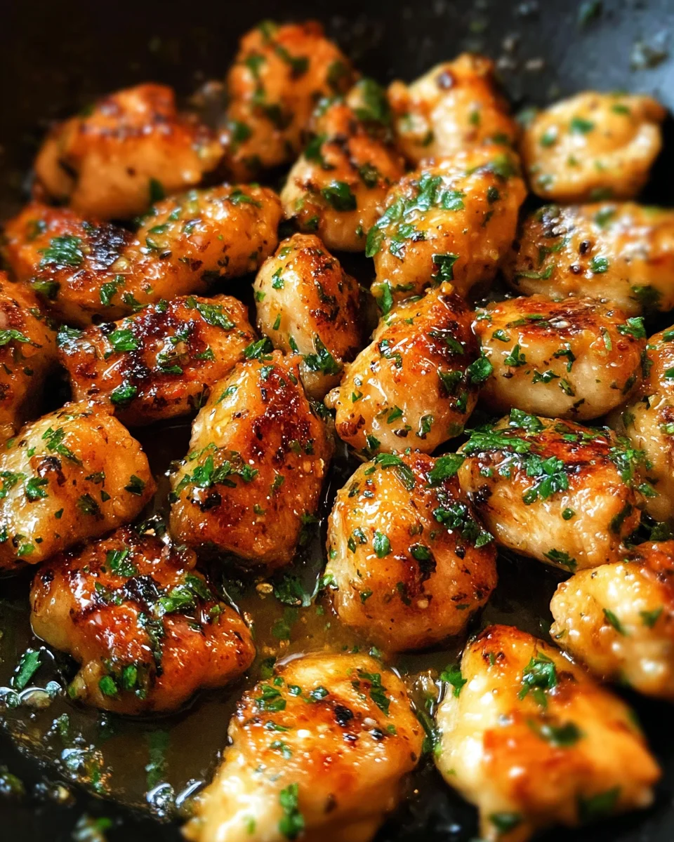 15-Minute Garlic Butter Chicken Bites
