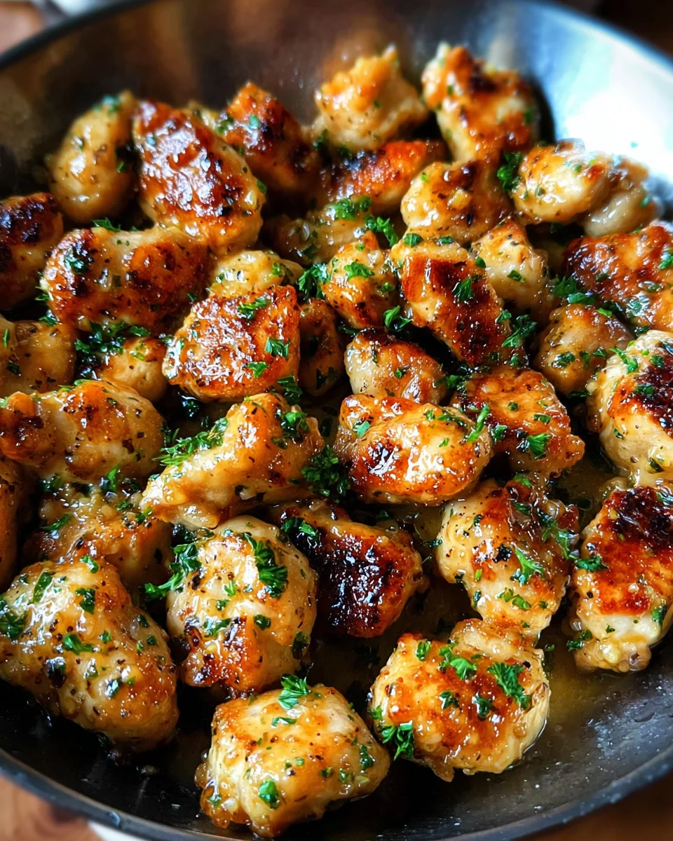 15-Minute Garlic Butter Chicken Bites 20 15-Minute
