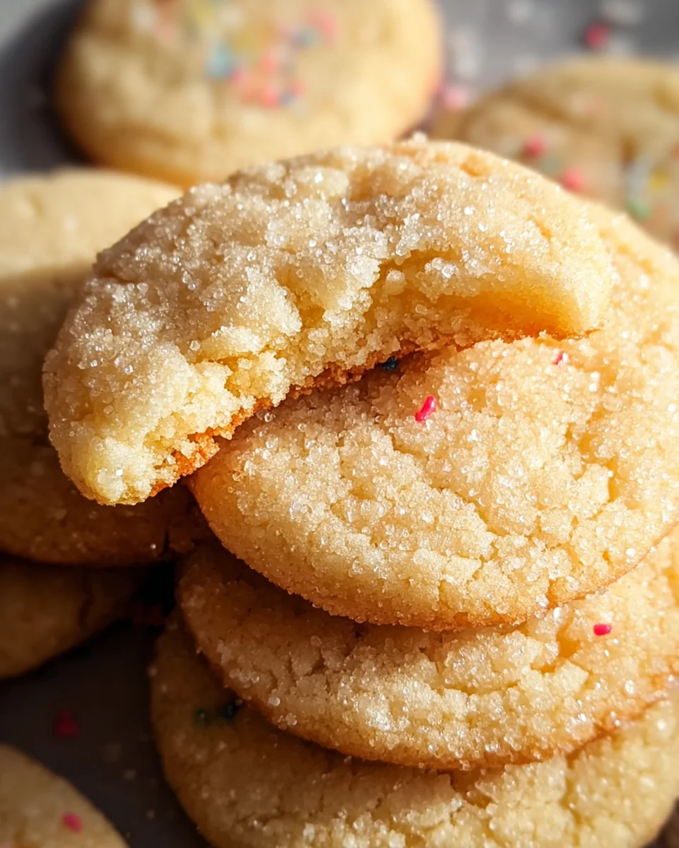 3-Ingredient Easy Sugar Cookies
