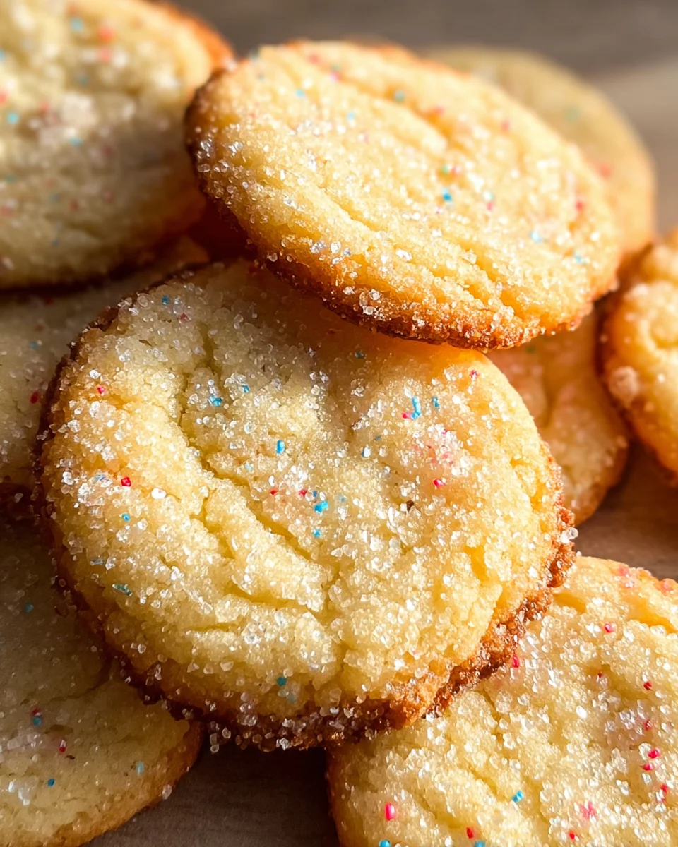 3-Ingredient Easy Sugar Cookies 16 3-Ingredient