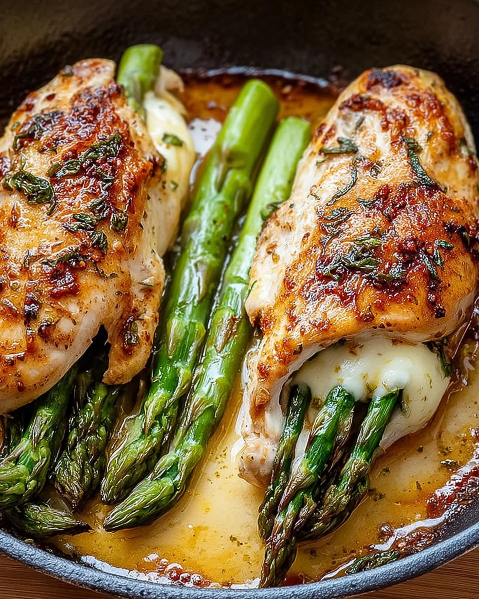 Asparagus Stuffed Chicken Fillet 24 Asparagus