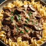 Beef Stroganoff with Egg Noodles 26 Beef Stroganoff with Egg Noodles