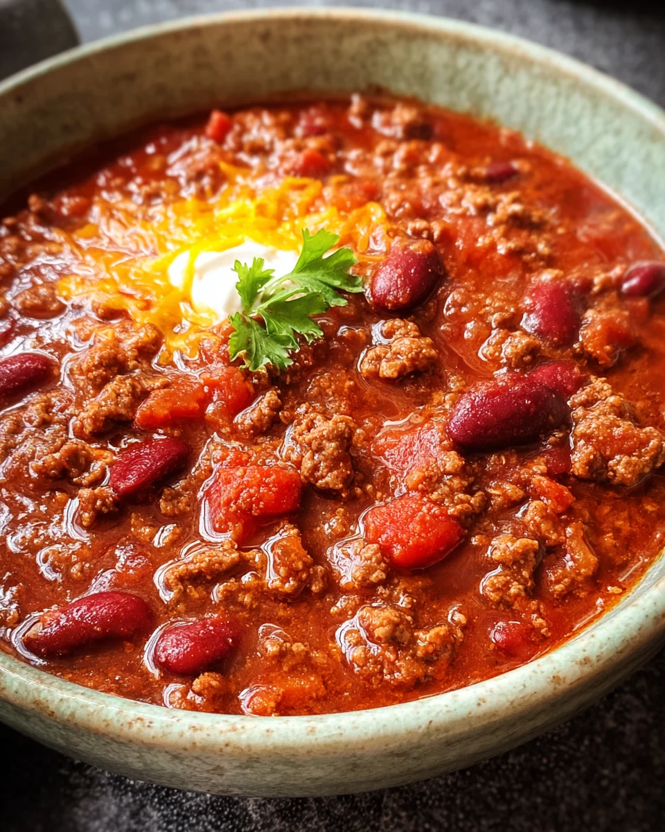 Best Ground Beef Stovetop Chili