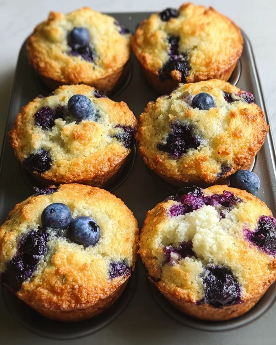 Blueberry Cottage Cheese Muffins 20 Blueberry