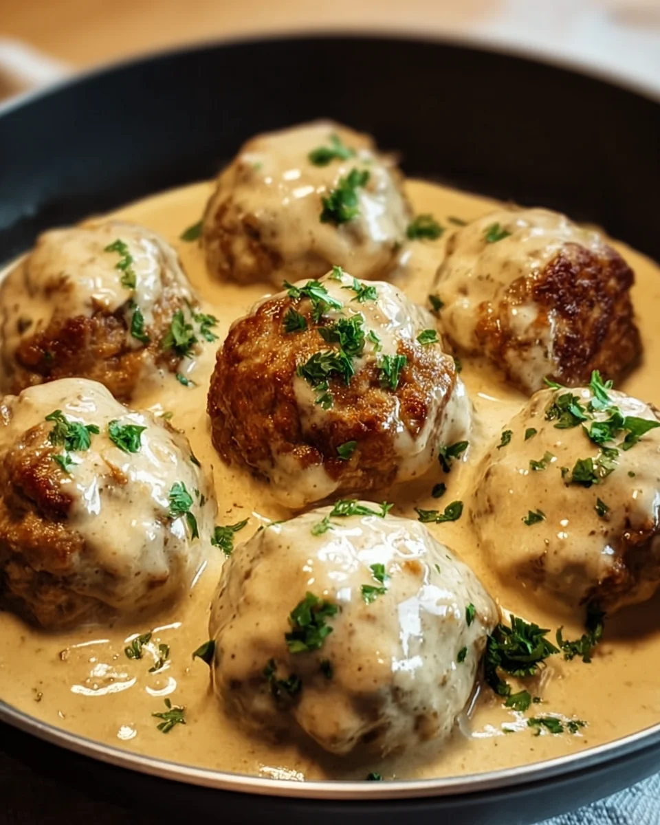 Carnivore Creamy Meatballs