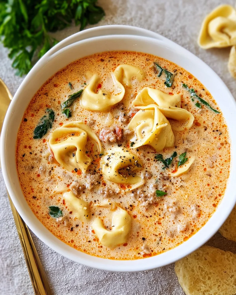 Creamy Tortellini Soup 21 Creamy