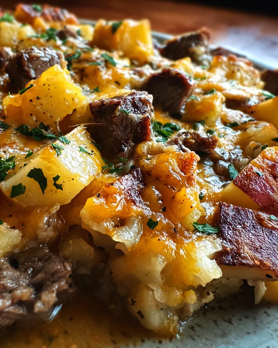 Crockpot Loaded Steak and Potato Bake Recipe 18 Crockpot