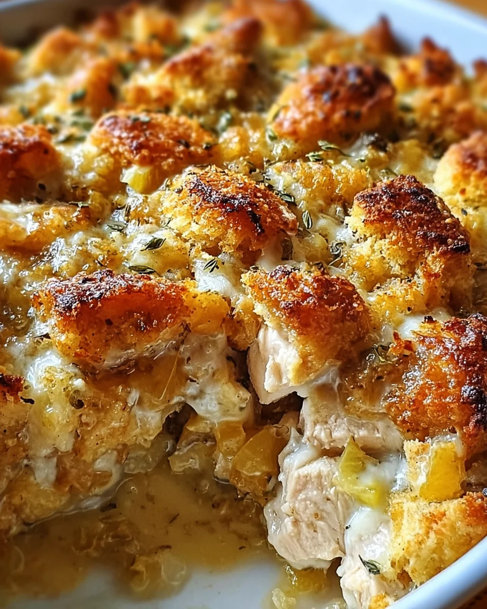 Dolly’s Chicken and Stuffing Casserole 20 Dolly’s
