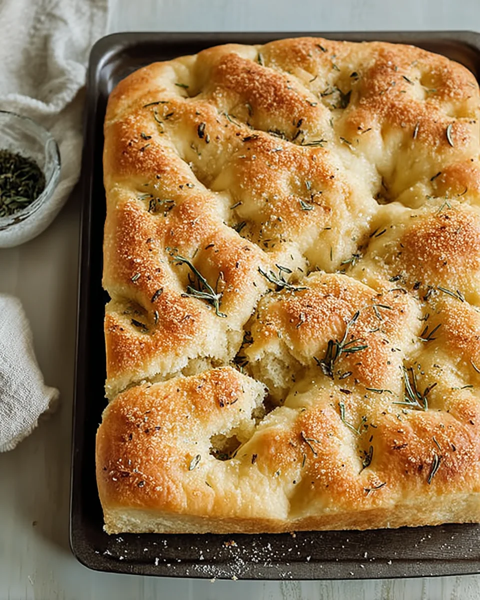 Easy Homemade Focaccia Bread