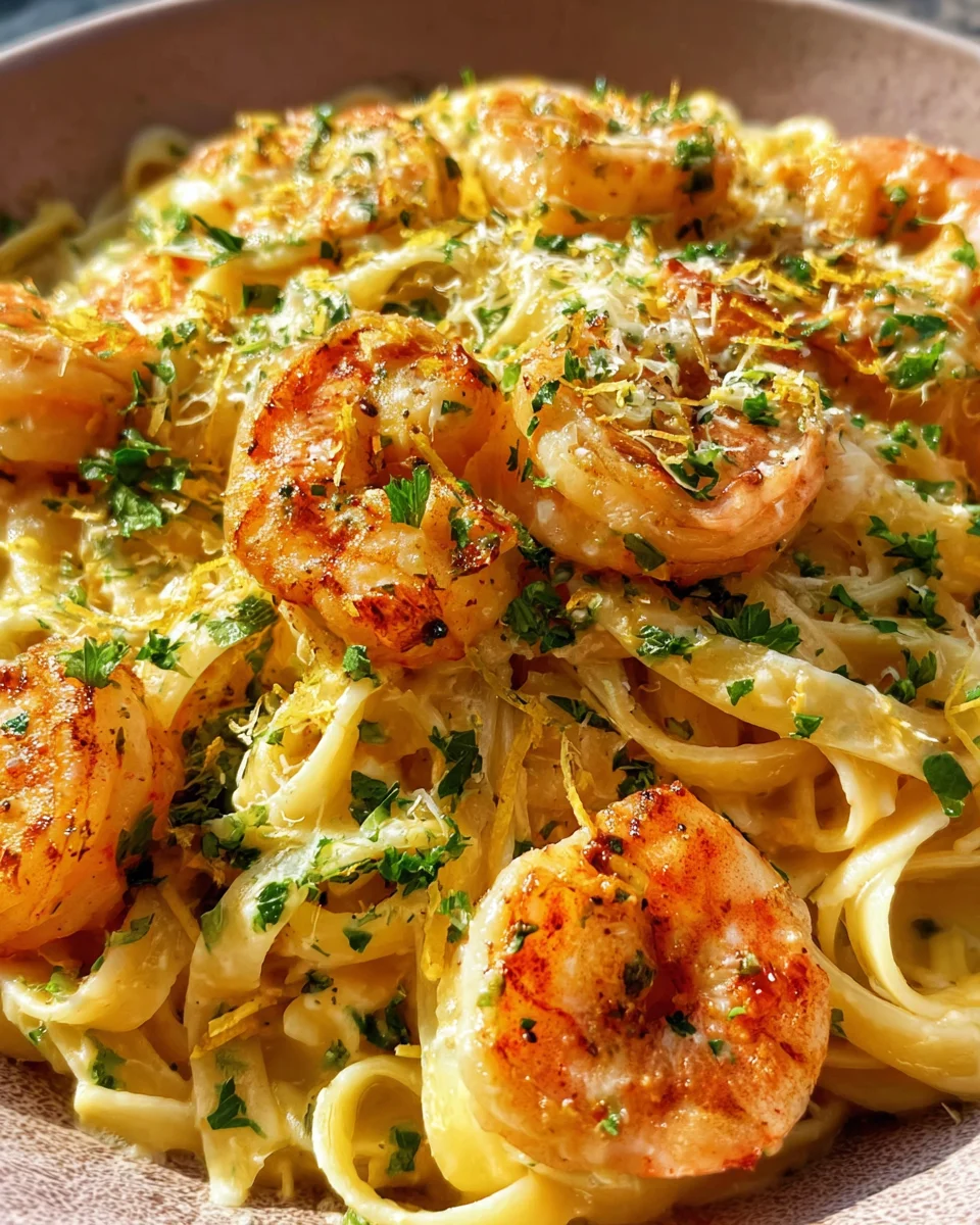 Garlic Butter Shrimp Pasta