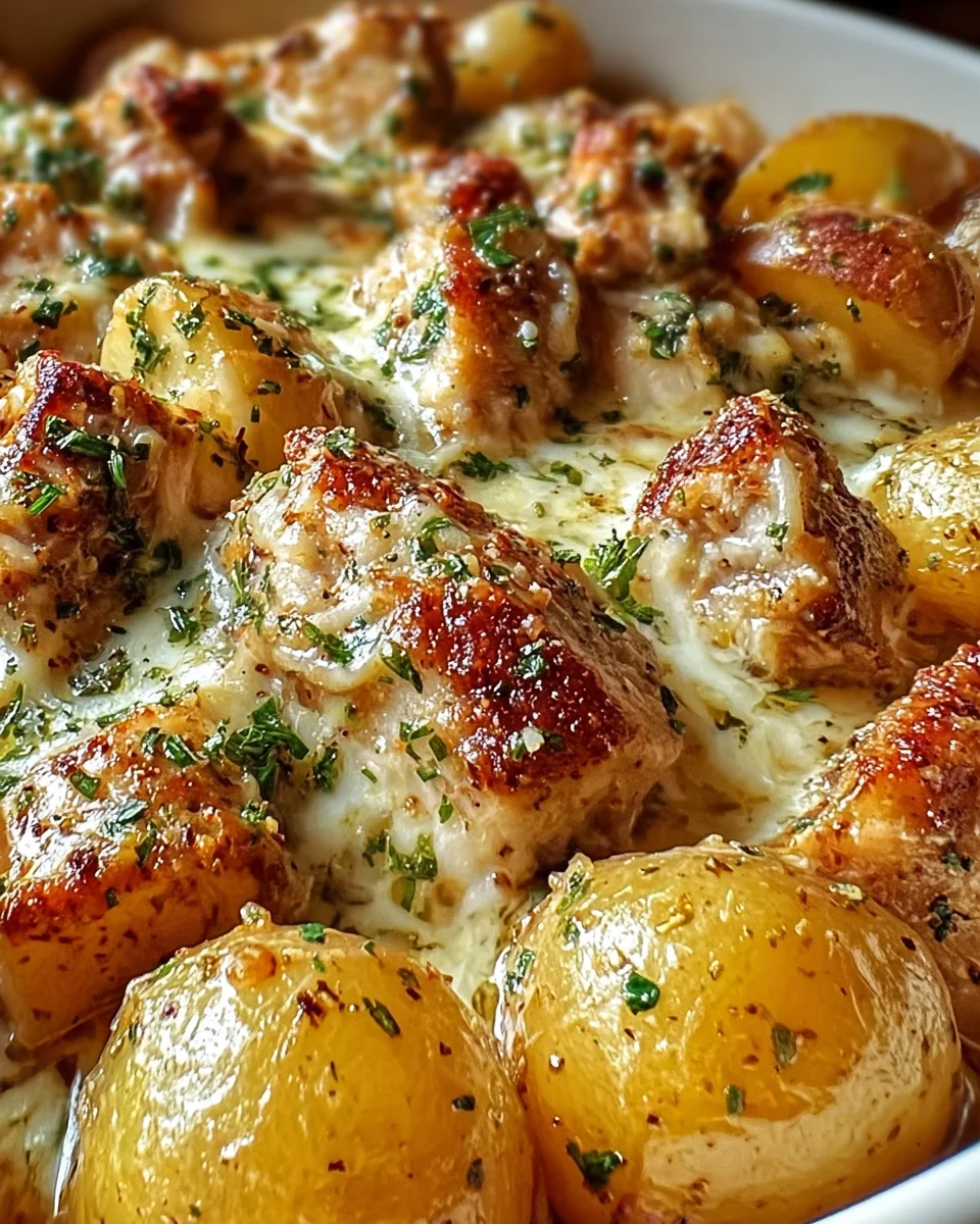 Garlic Parmesan Crockpot Chicken and Potatoes 20 Garlic