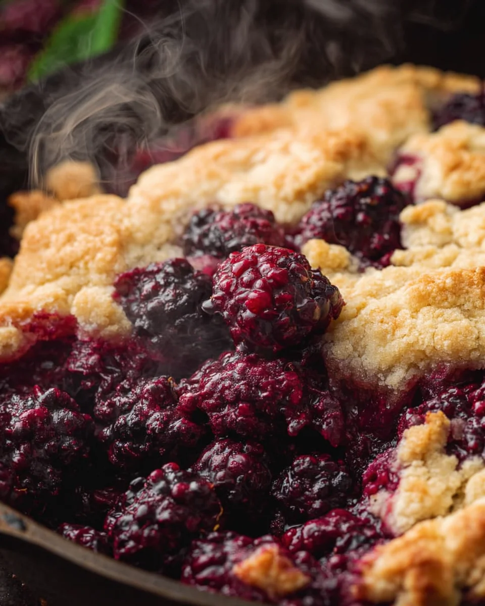 Grandmas Old Fashioned Blackberry Cobbler 2