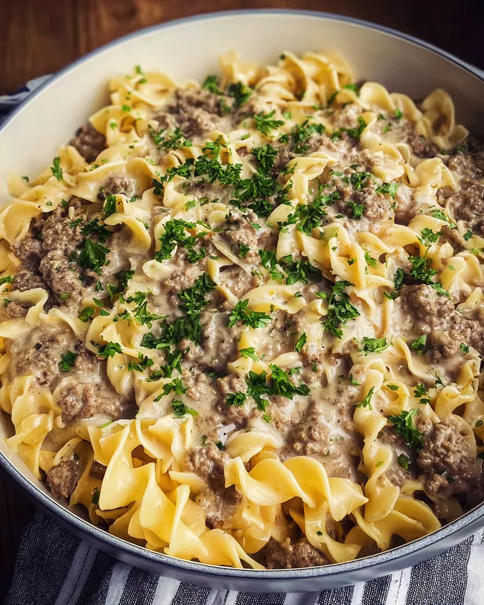 Ground Beef Stroganoff 21 Ground